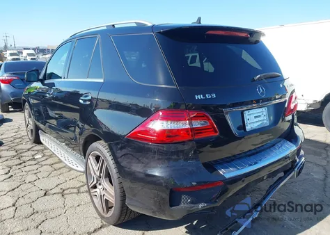2013 Mercedes-Benz Ml 63 Amg 4Matic from USA, damaged, VIN 4JGDA7EB9DA174551